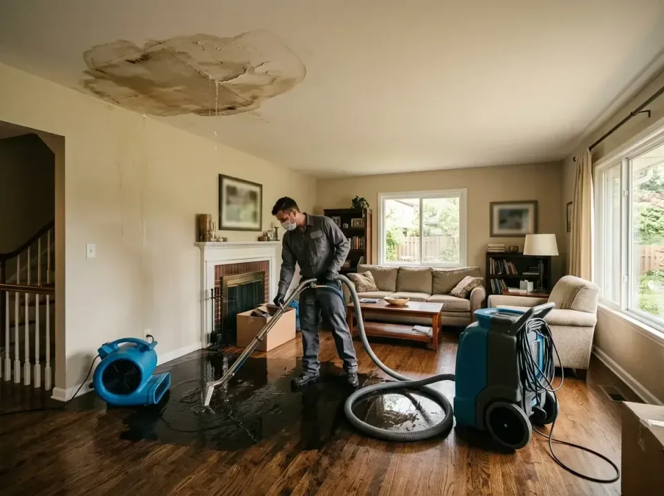 attic-pipe-burst-ceiling-drip-008 — frequently asked questions, Water Damage Restoration & Carpet Care in Alexandria, IN